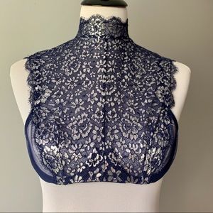 Navy Blue & Silver Dream Angels Unlined Demi